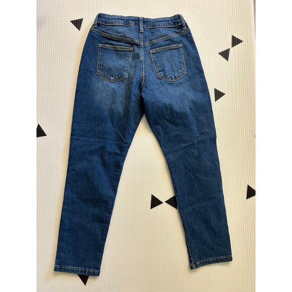 Art Class Relaxed Taper High Rise Ankle Length Jeans - Girls 12 - Picture 2 of 4